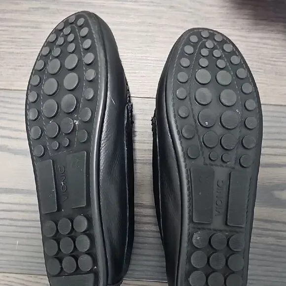 Vionic Black Leather Loafers - Picture 2 of 3